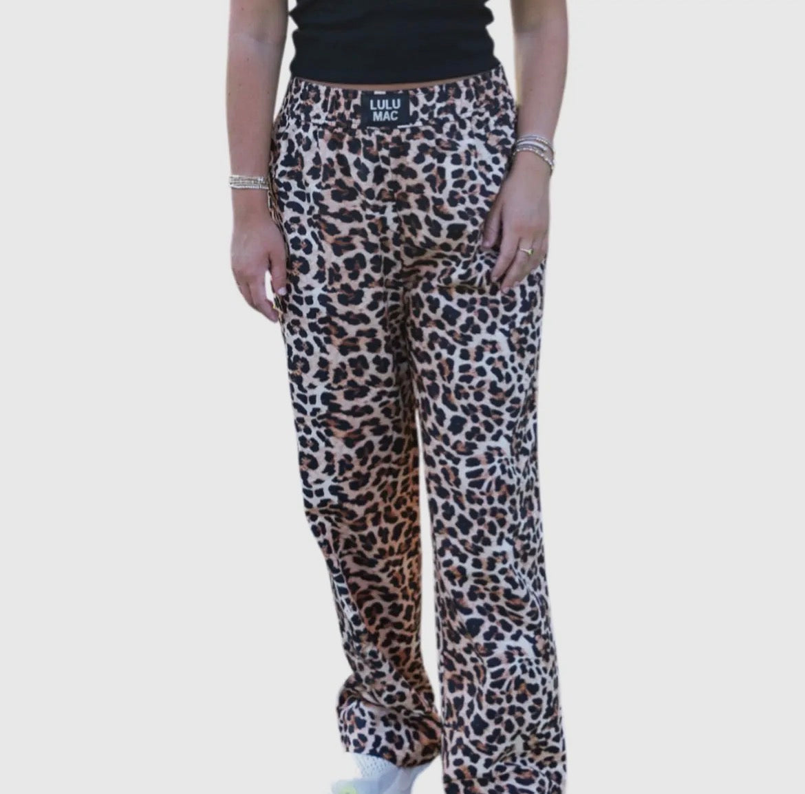 Leopard Boxer Pants