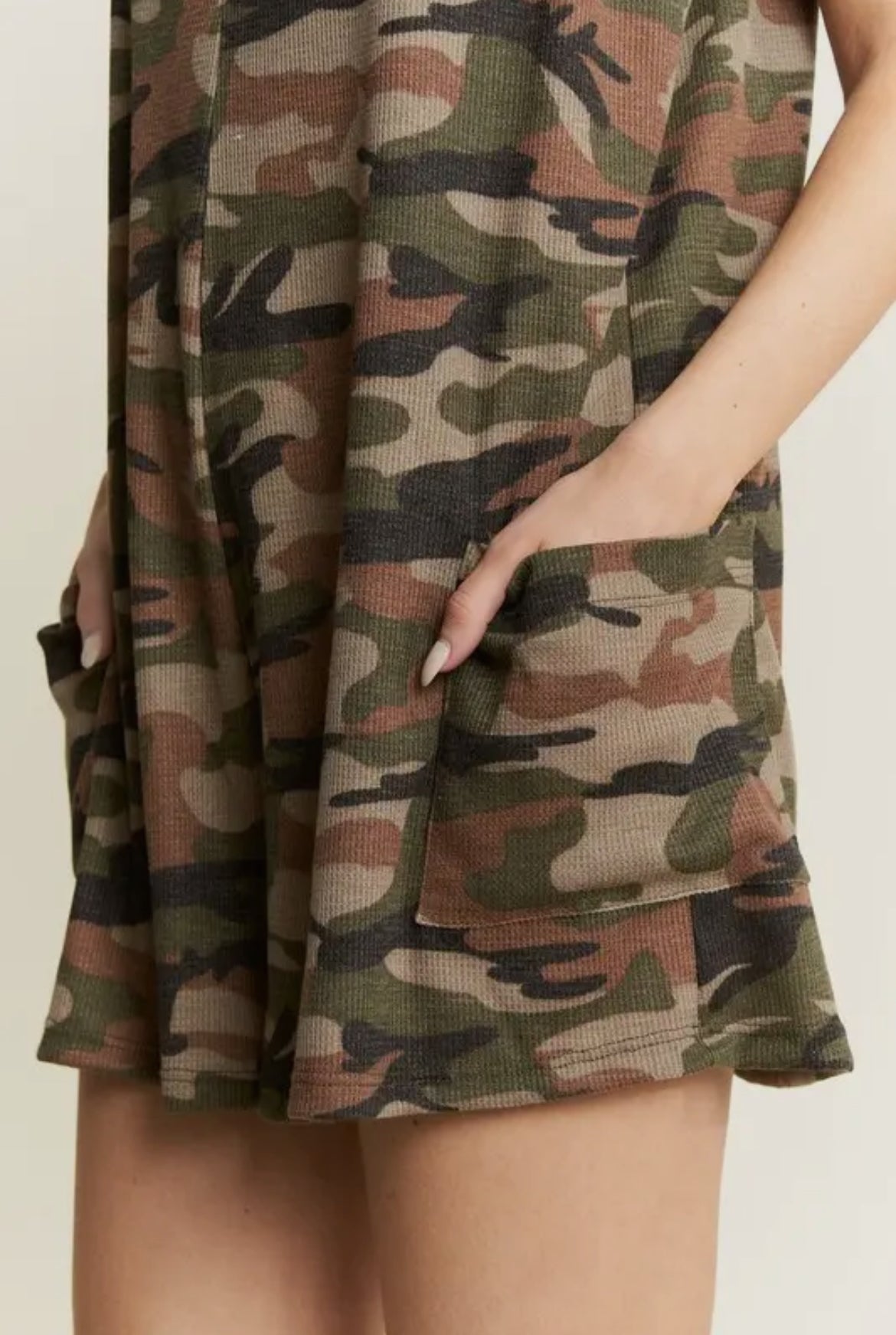 Camo Sleeveless Romper