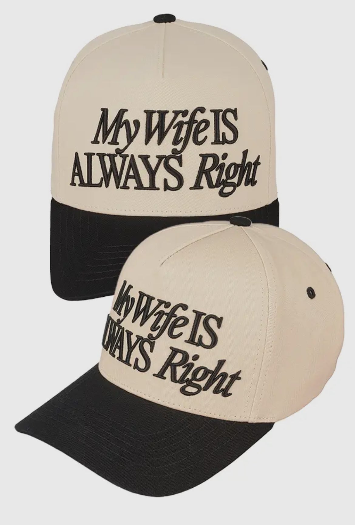 My Wife Is Always Right Trucker Hat