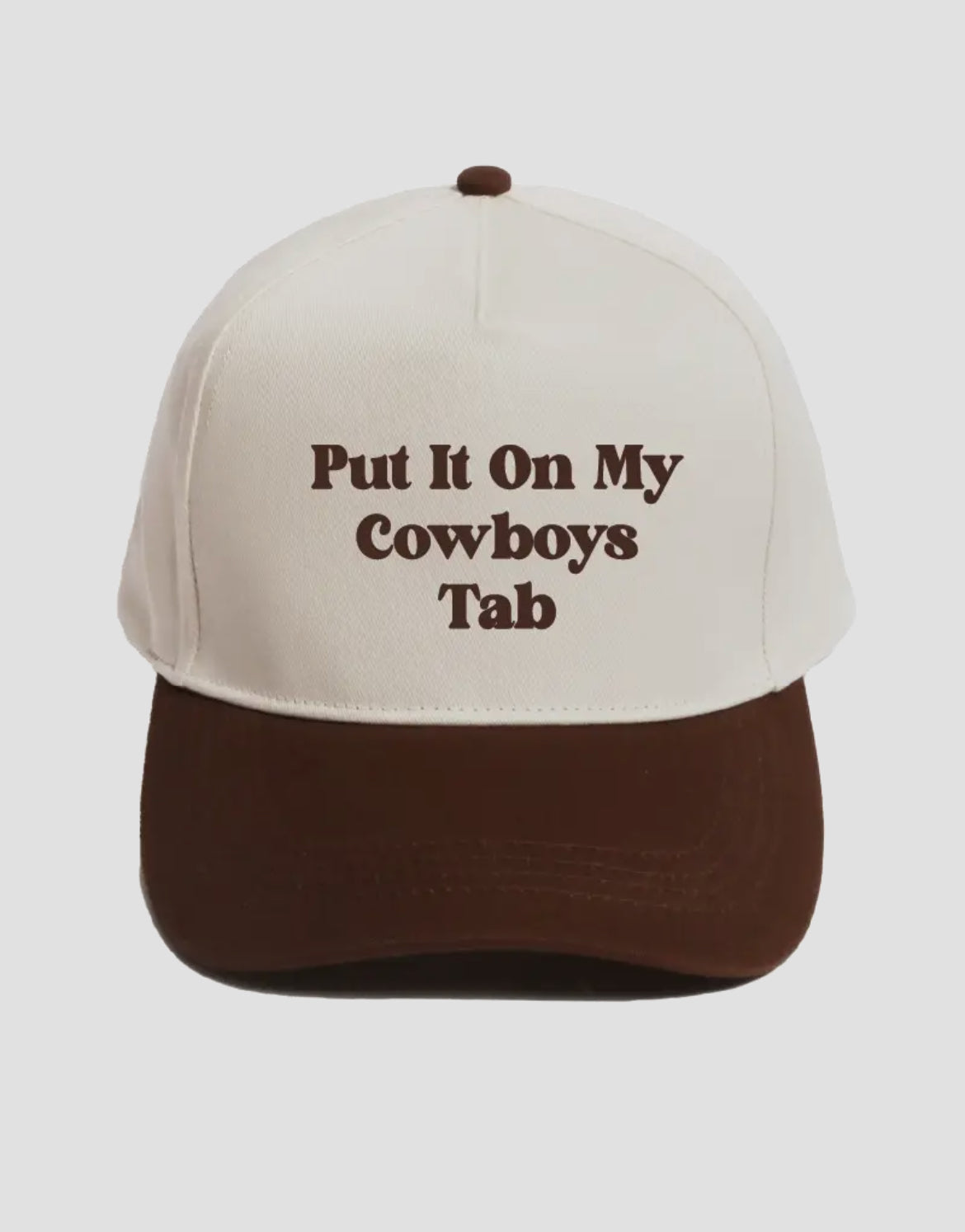 Brown Cowboy’s Tab Embroidered Trucker Hat