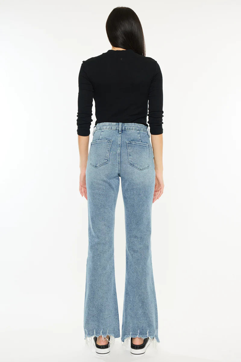 KanCan Hawthorne Petite High Rise Chopped Hem Jeans
