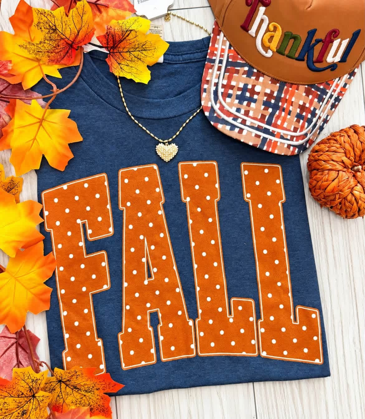 Fall Polka Dots Tee