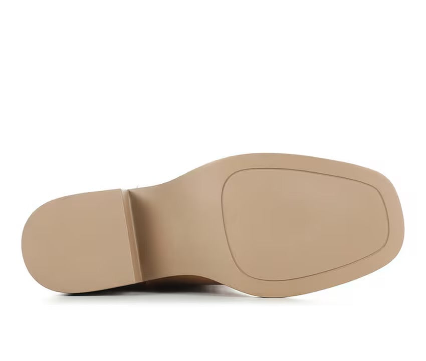 Belvin Tan Tall Faux Leather Boots