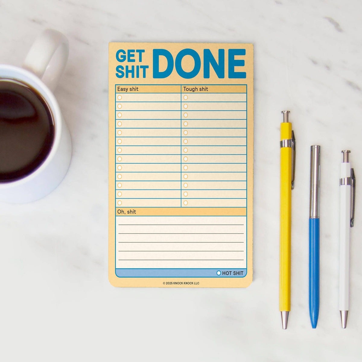 Get Sh*t Done Great Big Stickies (Pastel Version)