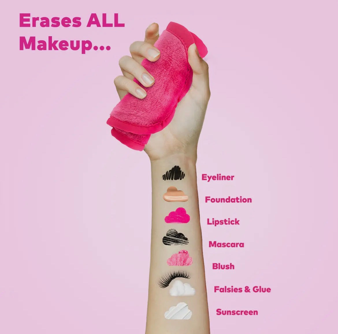 MakeUp Eraser Eye Mitt 4 ct