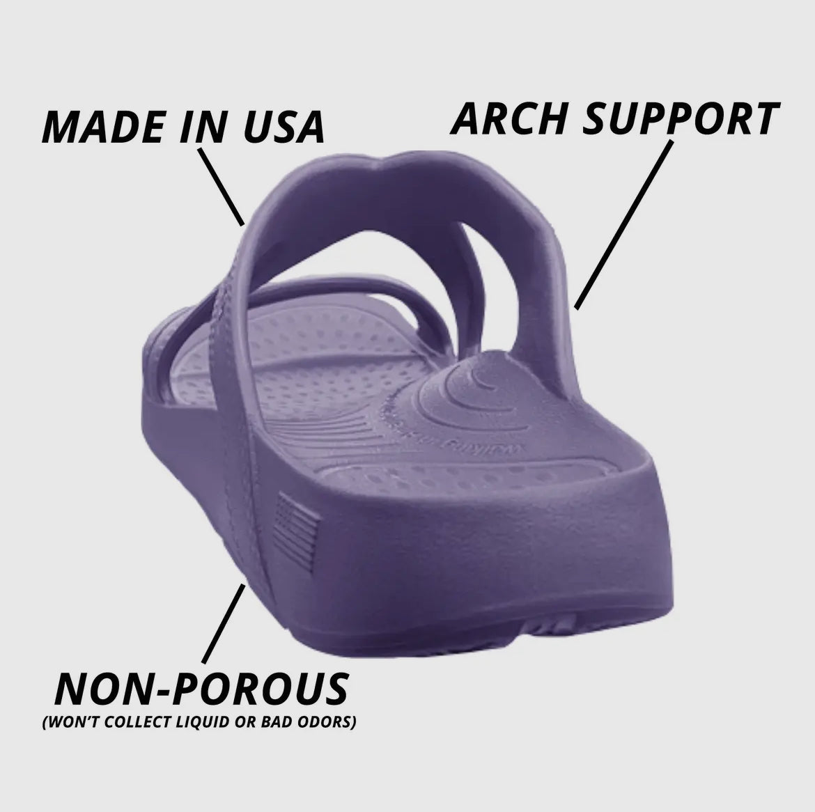 NuuSol Women’s Hailey Slate Gray Slides