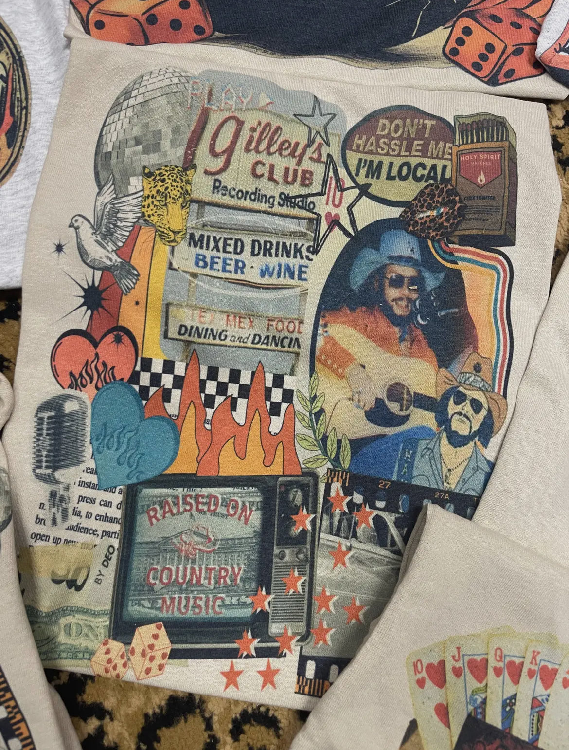 2XL Country Music Collage Tee