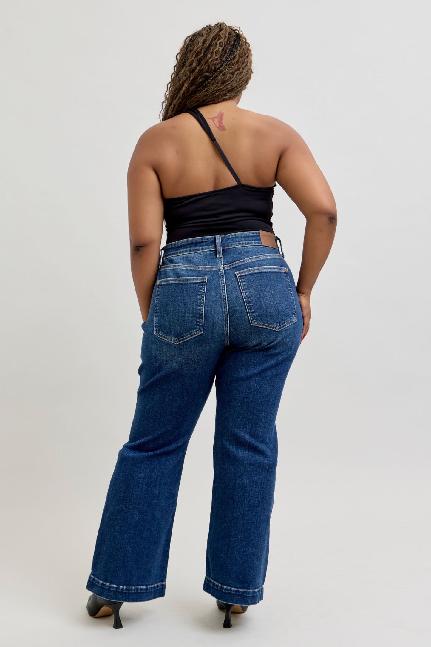 Judy Blue Petite Gwen Trouser Flare Jeans (JB 82637 PT)