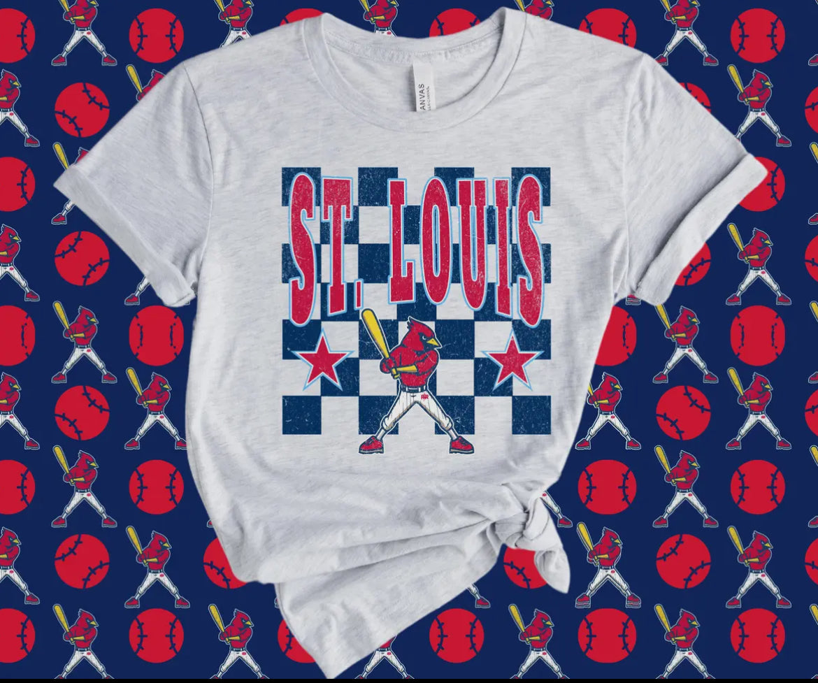 St.Louis Checkered Tee