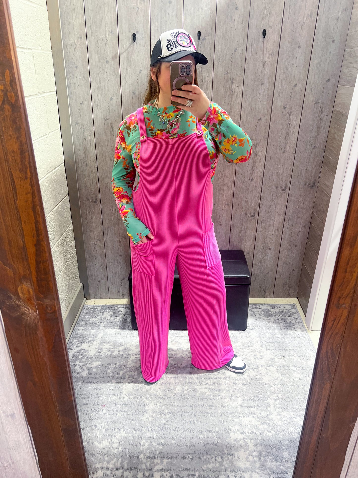 Floral Queen Mesh Long Sleeve Top