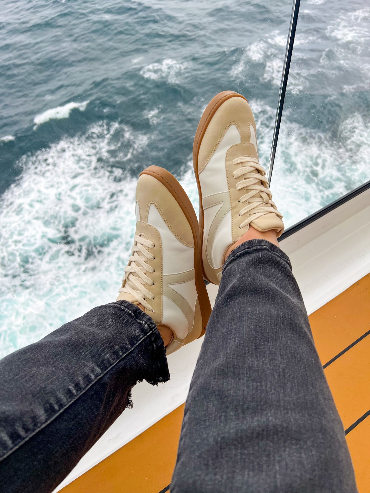 Beige Galton Sneakers