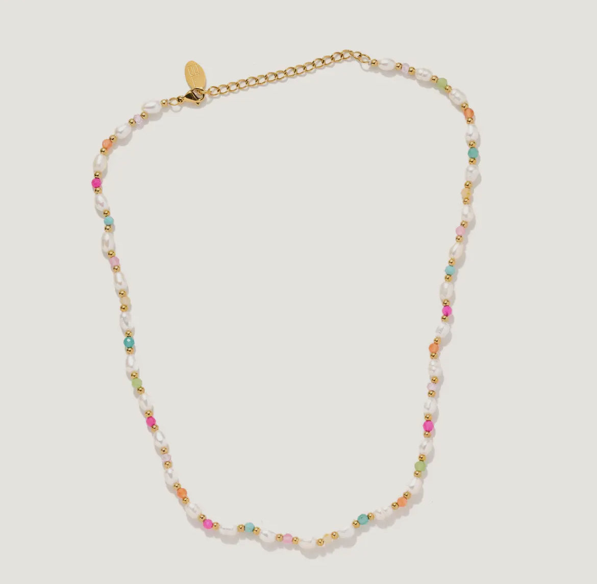 Colorful Pearl Necklace