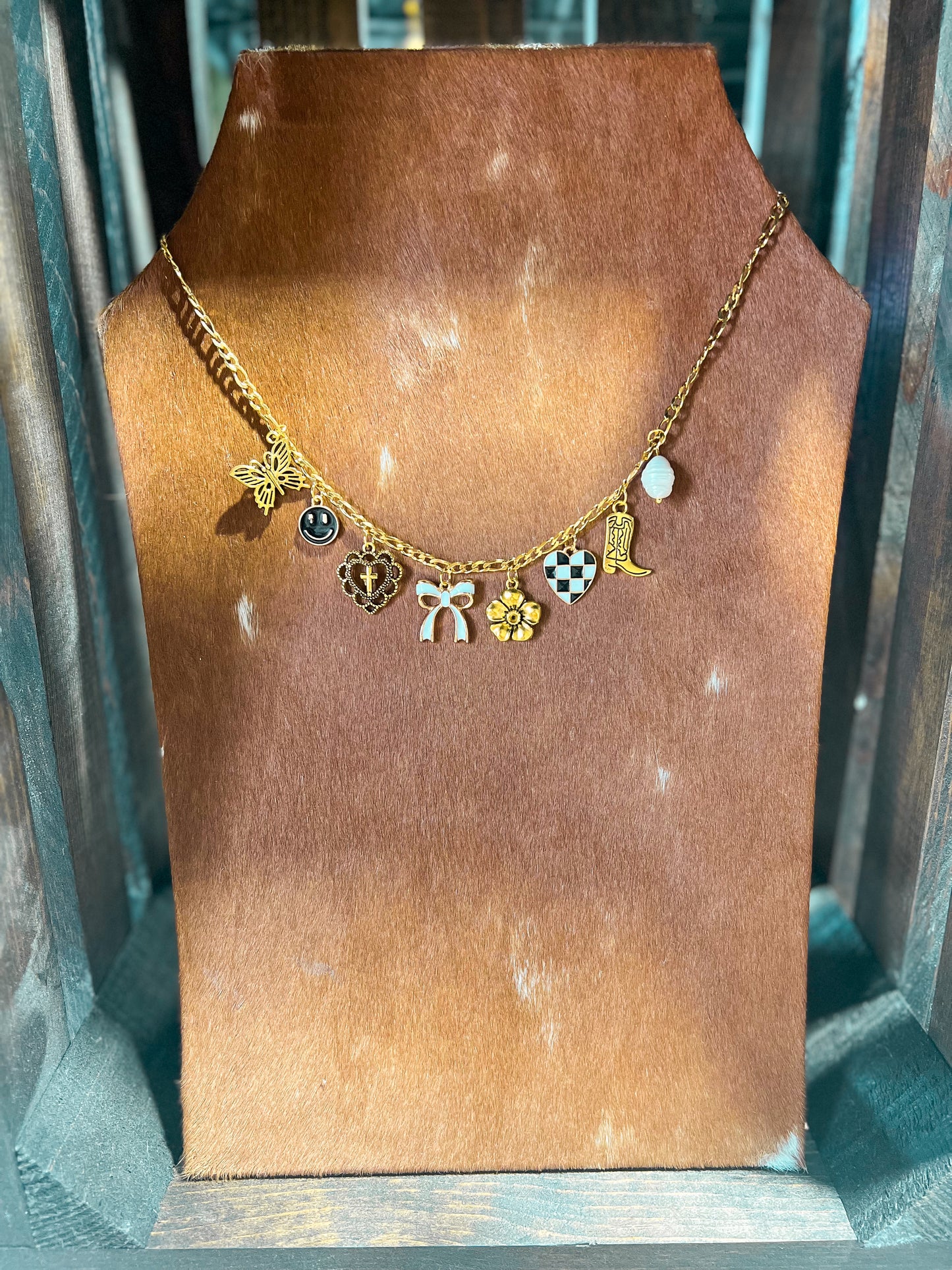 The Gold Dolly Charm Necklace
