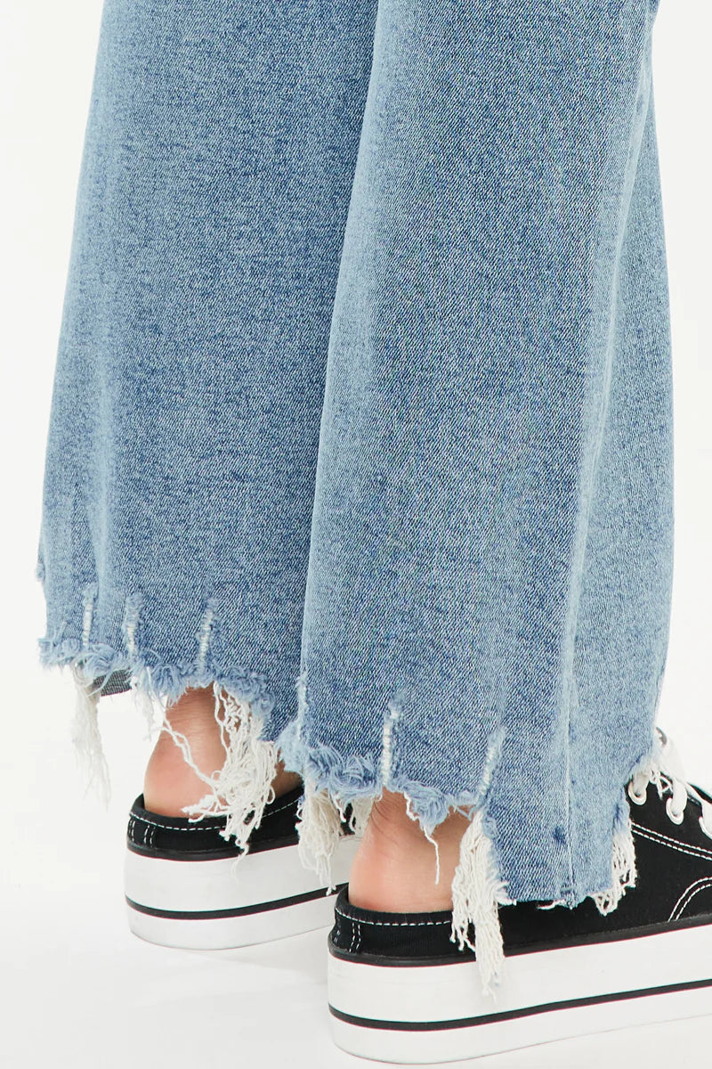 KanCan Hawthorne Petite High Rise Chopped Hem Jeans