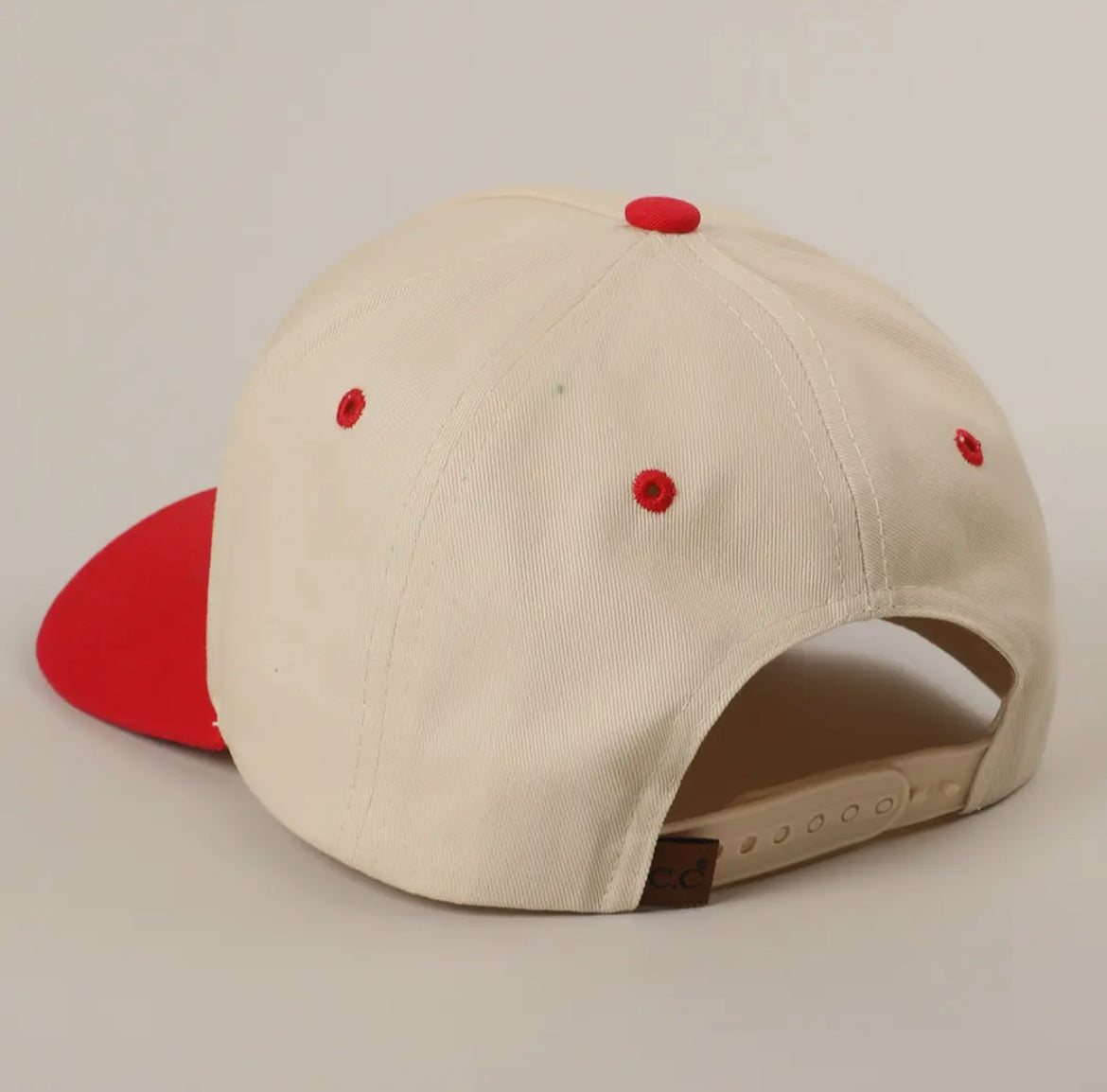 Red Game Day Embroidered Trucker Hat