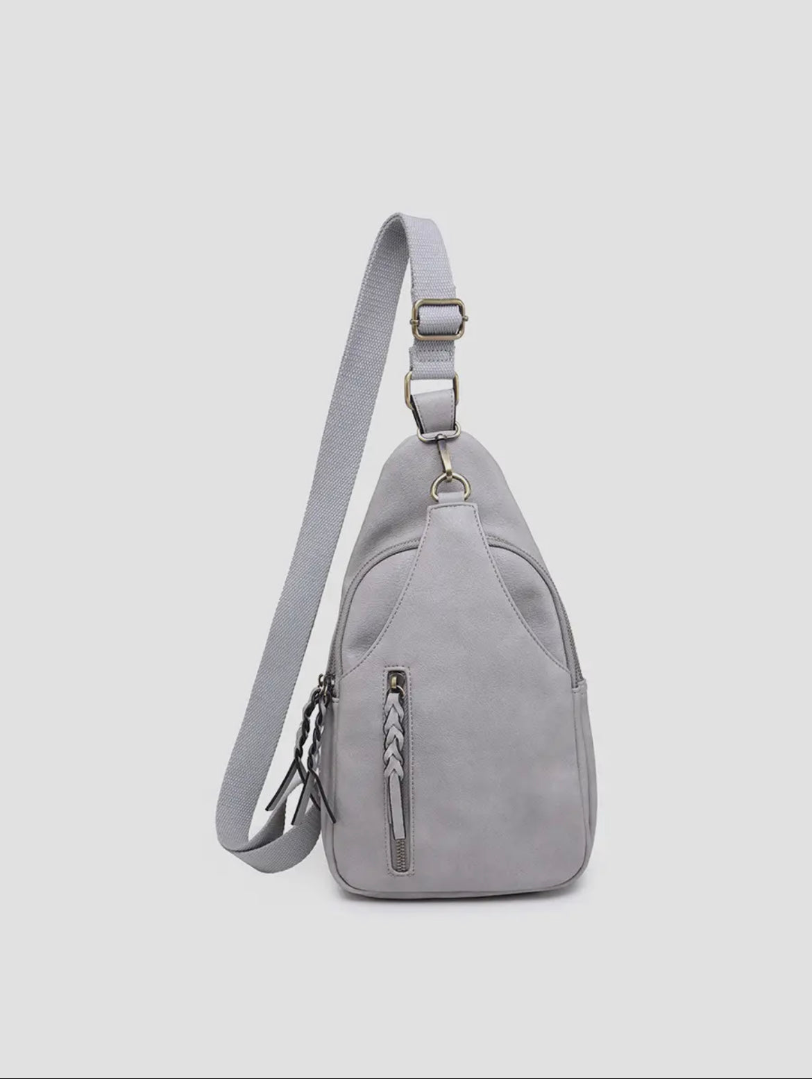 Nikki Vegan Leather Dual Compartment Sling Bag