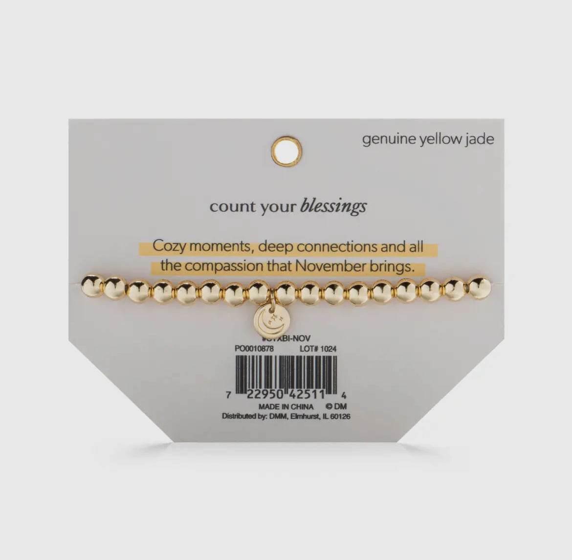 Soul Stacks Gold Birthstone Stretch Bracelets