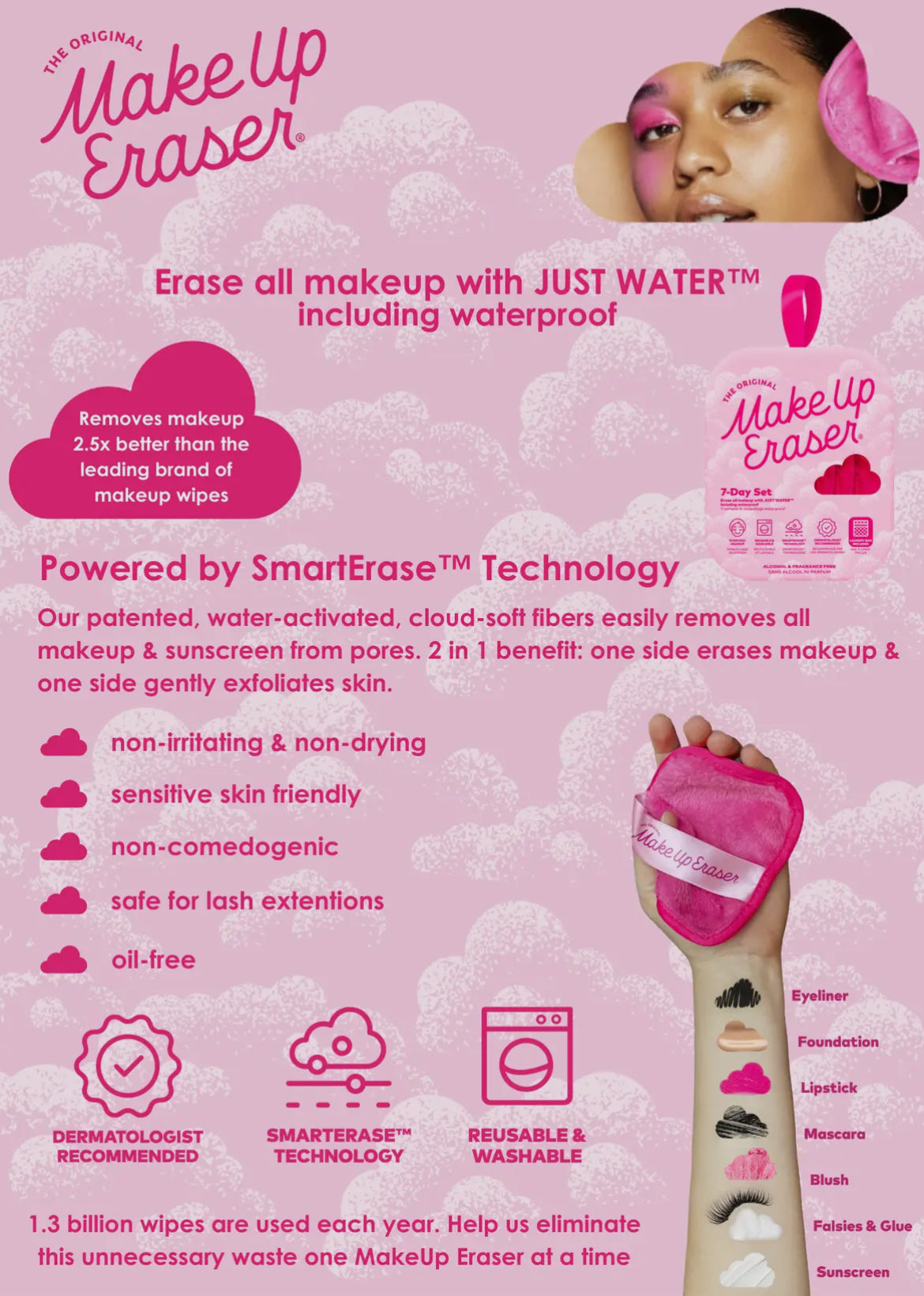 Makeup Eraser Warm Neutral 7-Day Set