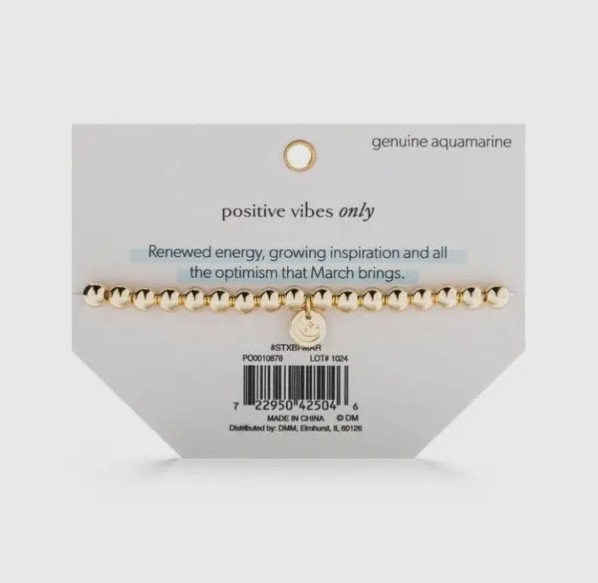 Soul Stacks Gold Birthstone Stretch Bracelets