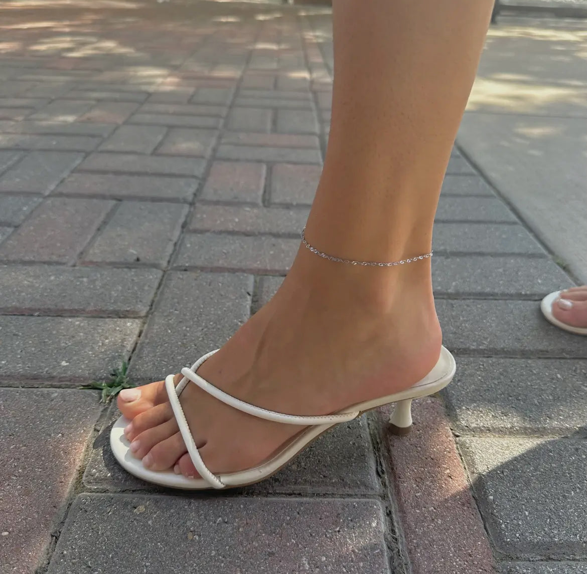 Silver Fallon Waterproof Anklet
