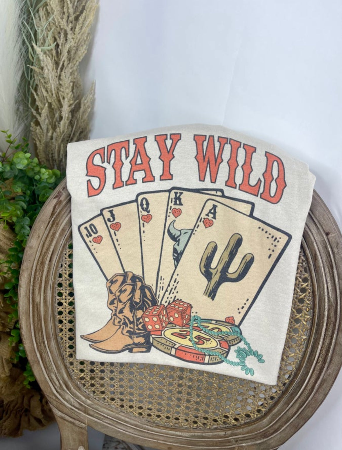 LARGE Stay Wild Tee