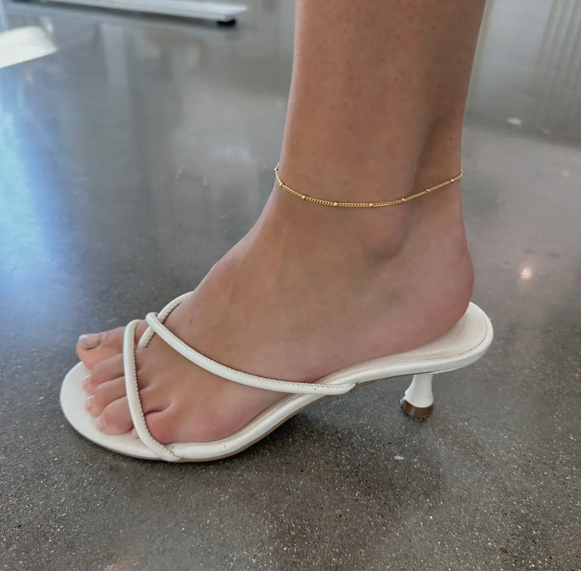 Gold Jess Waterproof Anklet