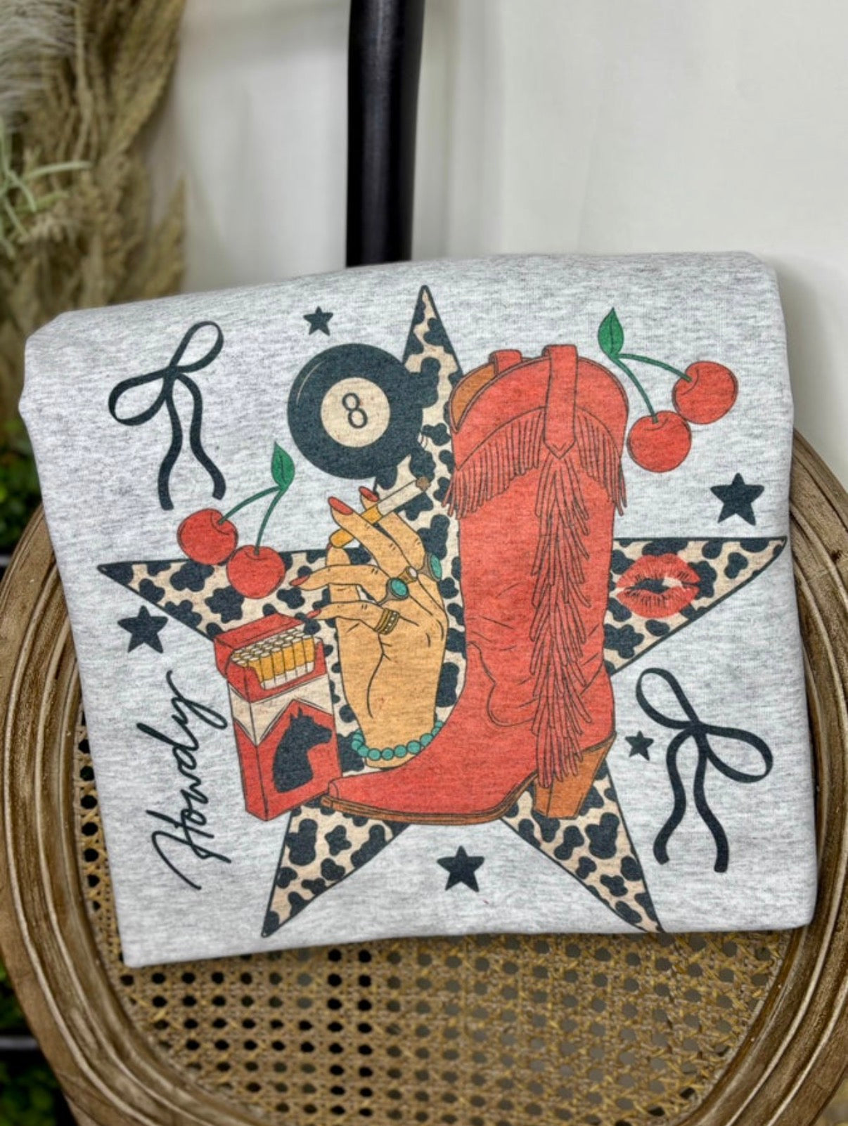 Howdy Boots & 8 Ball Tee