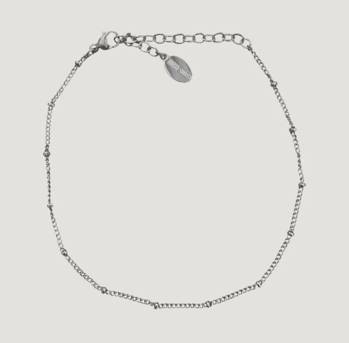 Silver Jess Waterproof Anklet