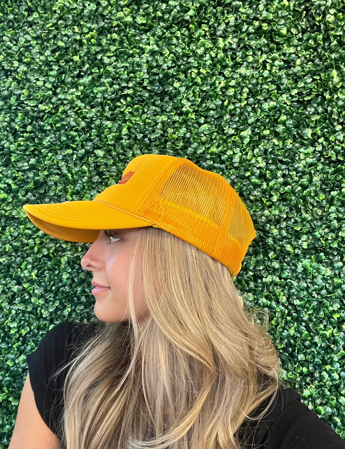 Gold Kansas City Trucker Hat