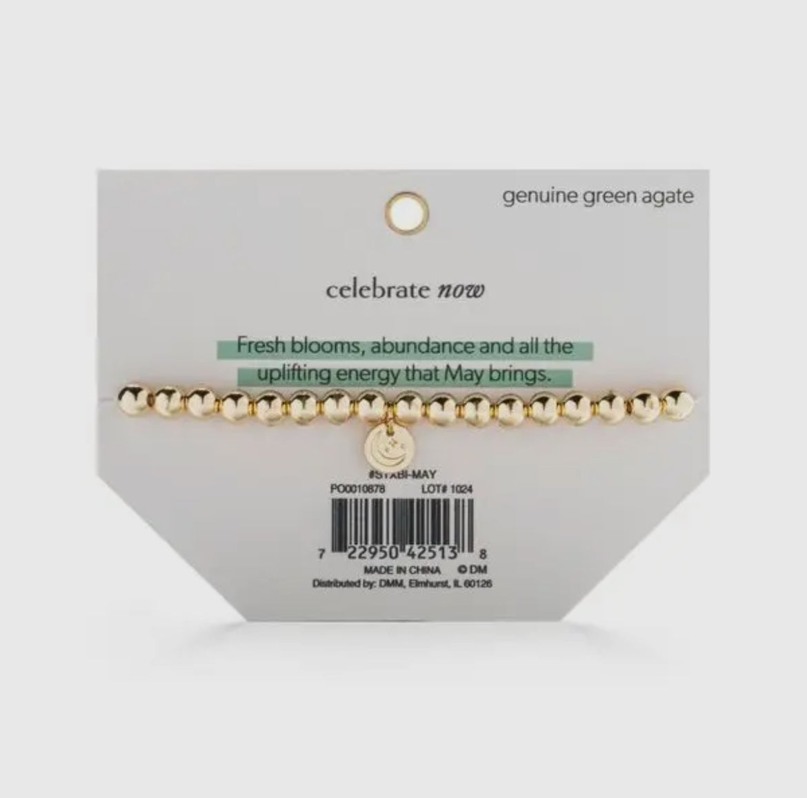 Soul Stacks Gold Birthstone Stretch Bracelets