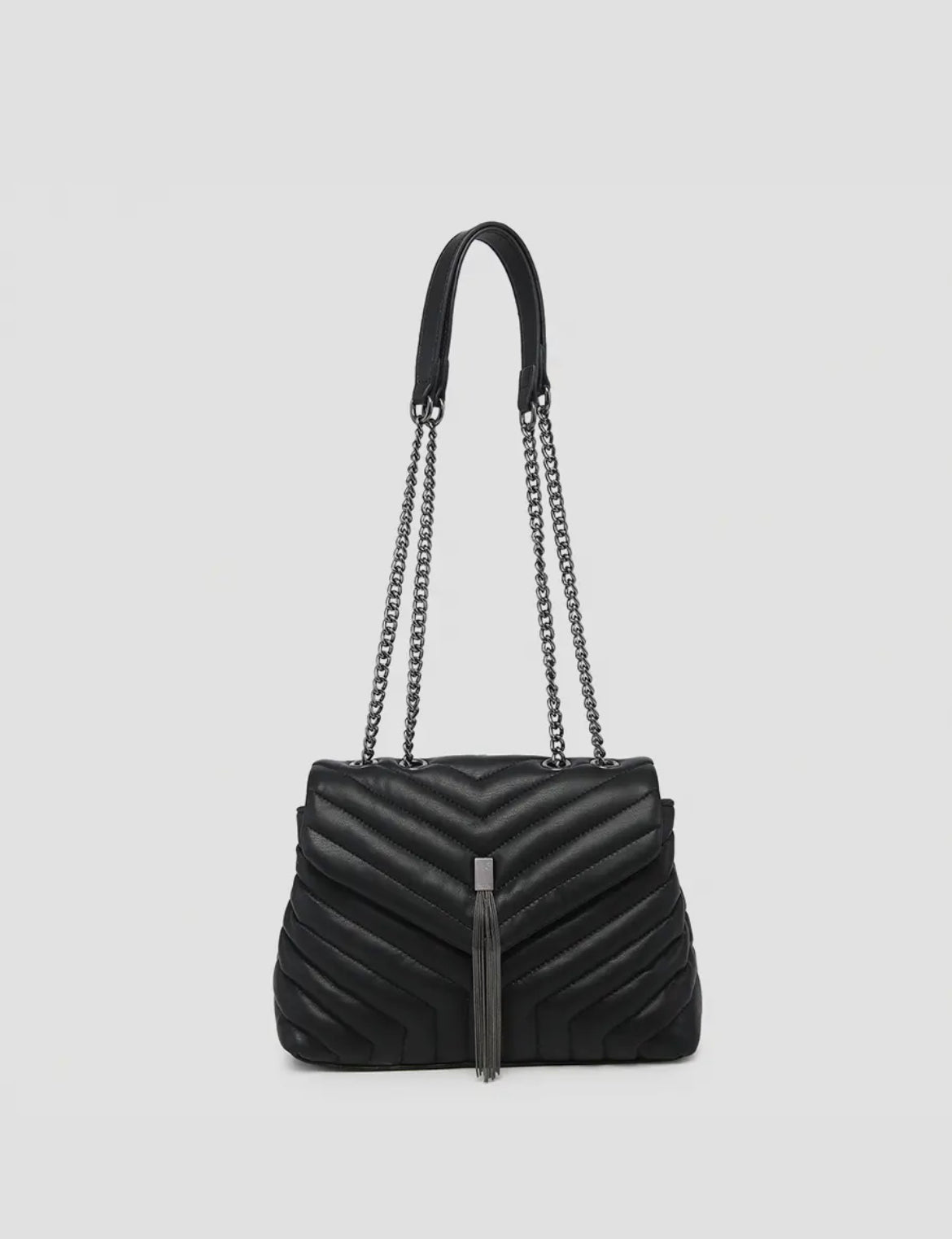 Thea Chevron Envelope Handbag