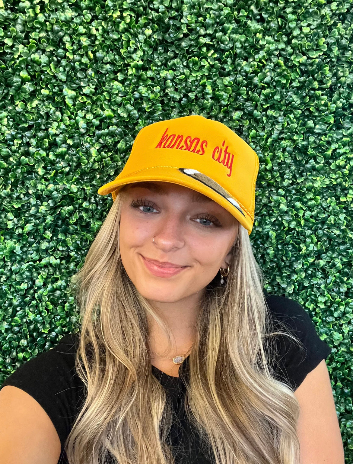 Gold Kansas City Trucker Hat