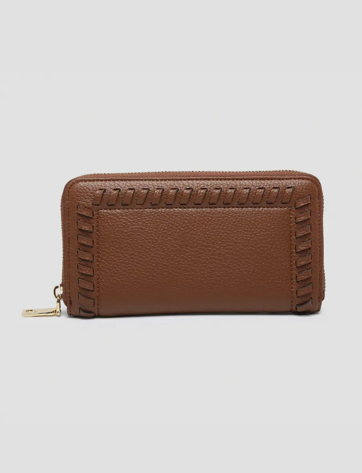 Nora Vegan Whipstitch Zip Wallet