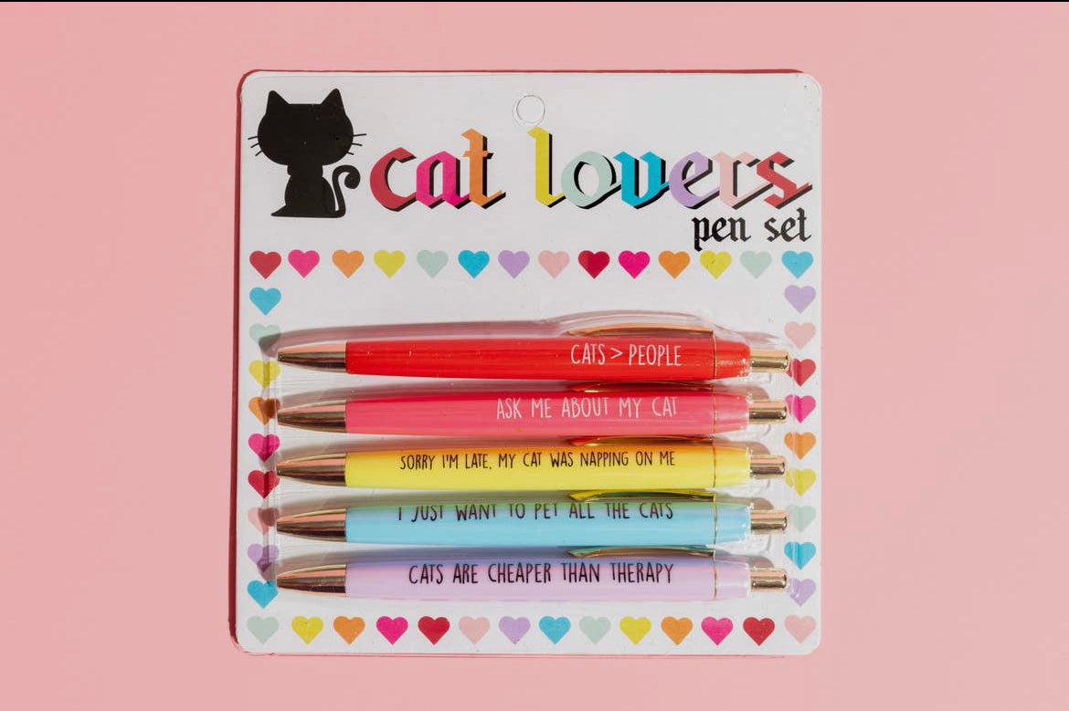 Cat Lovers Pen Set