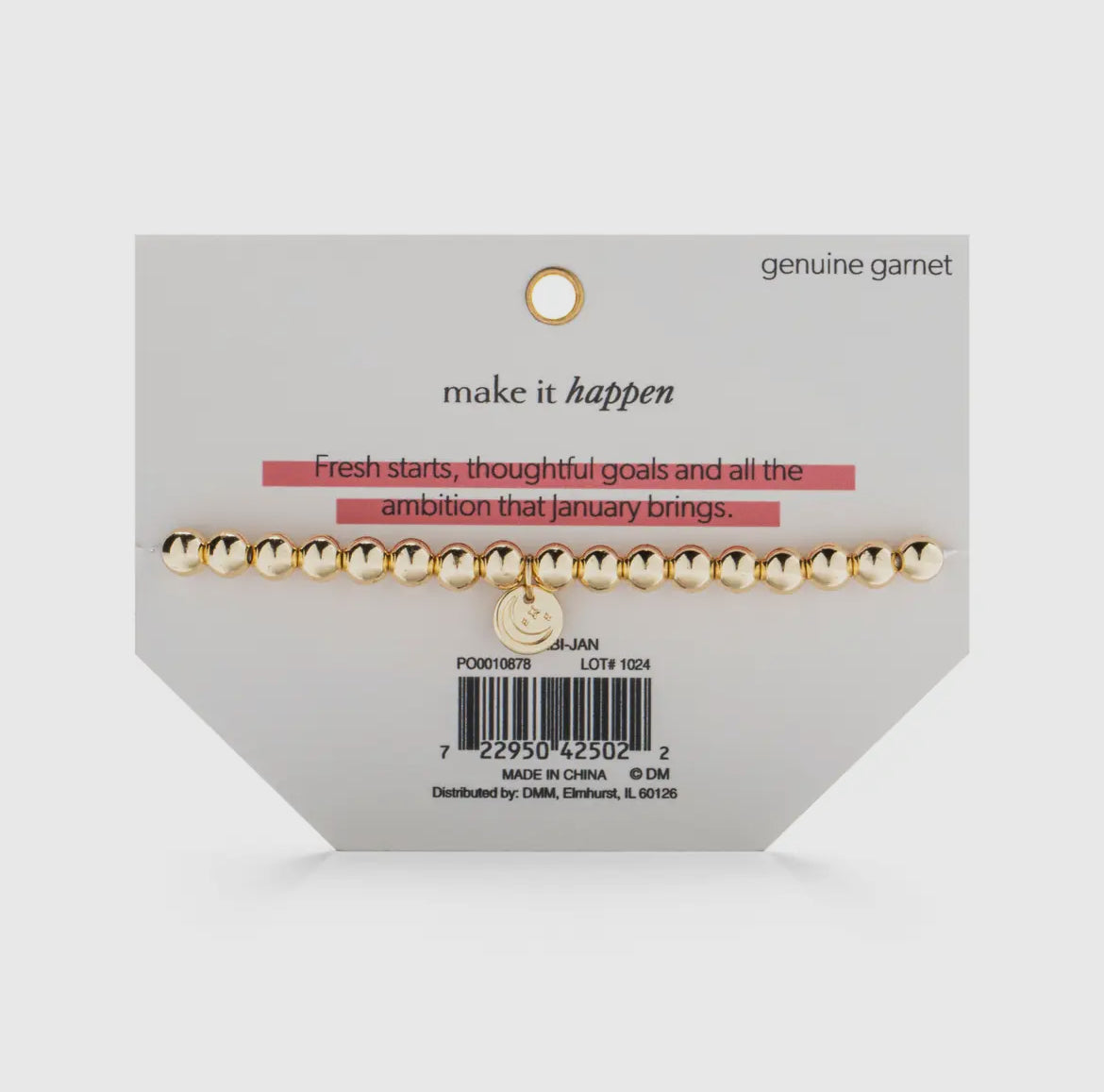 Soul Stacks Gold Birthstone Stretch Bracelets