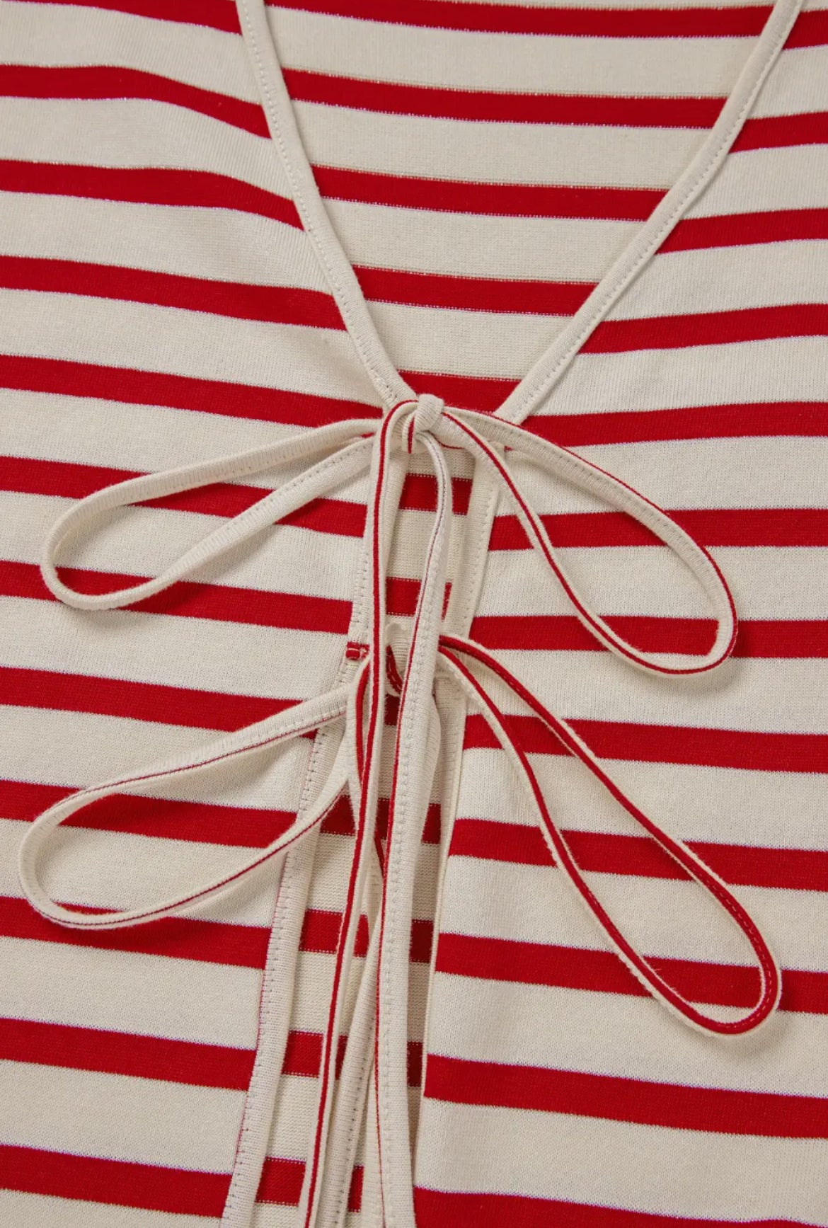 X-LARGE Red Stripe Bow Tie Set