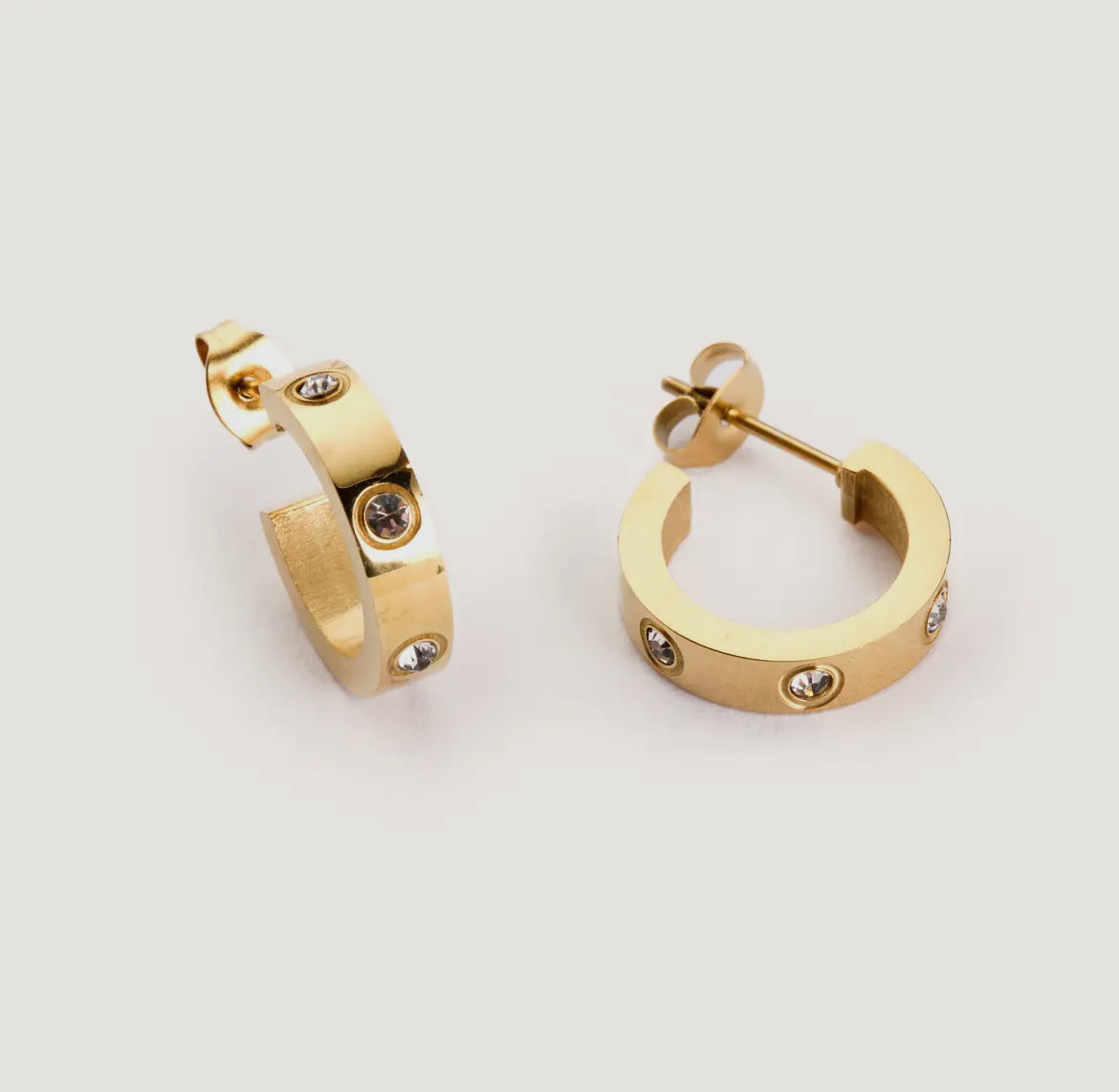 Gold Corinne Hoops