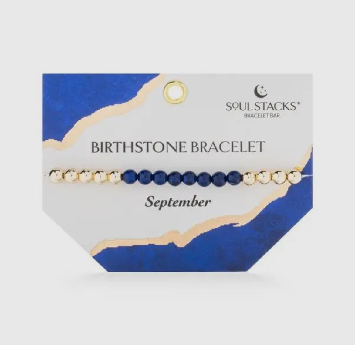 Soul Stacks Gold Birthstone Stretch Bracelets