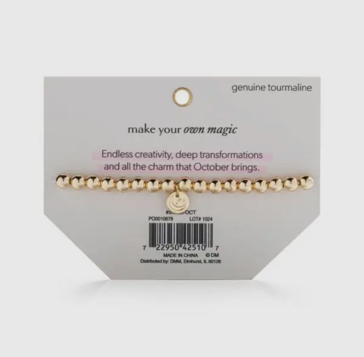 Soul Stacks Gold Birthstone Stretch Bracelets