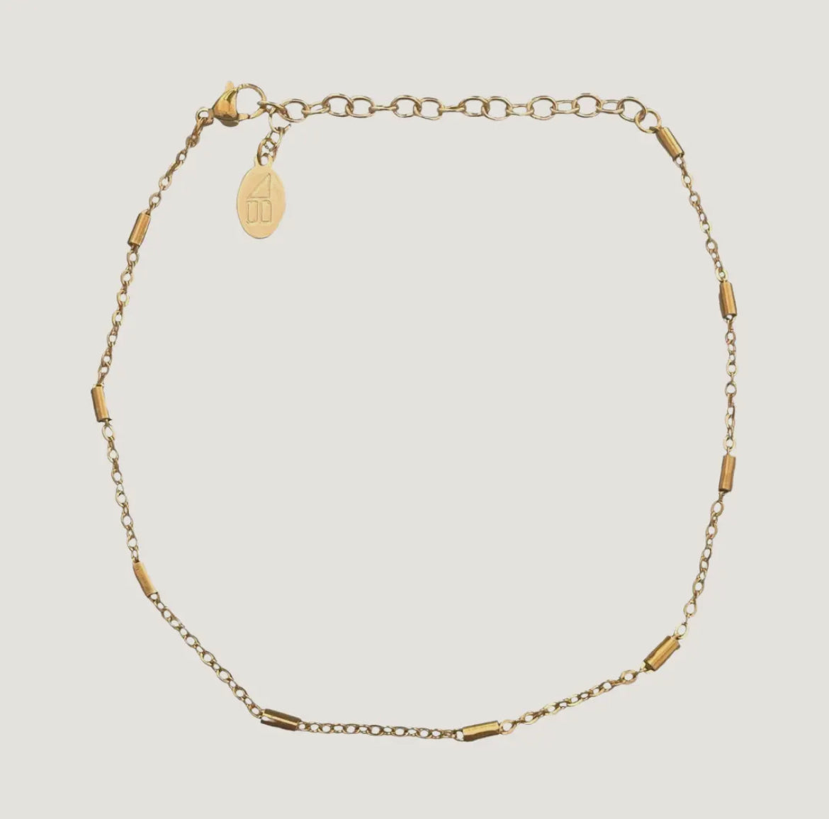 Gold Piper Waterproof Anklet