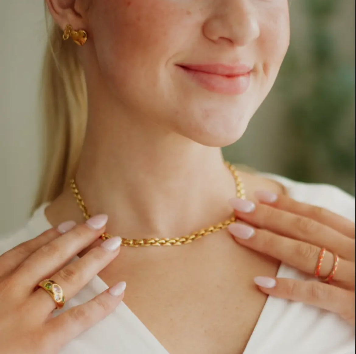 Golden Geo Necklace