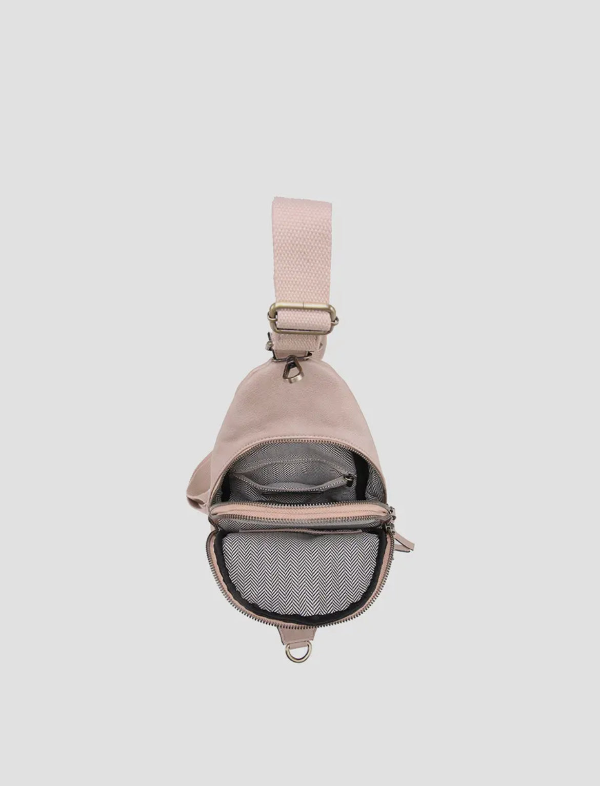 Nikki Vegan Leather Dual Compartment Sling Bag
