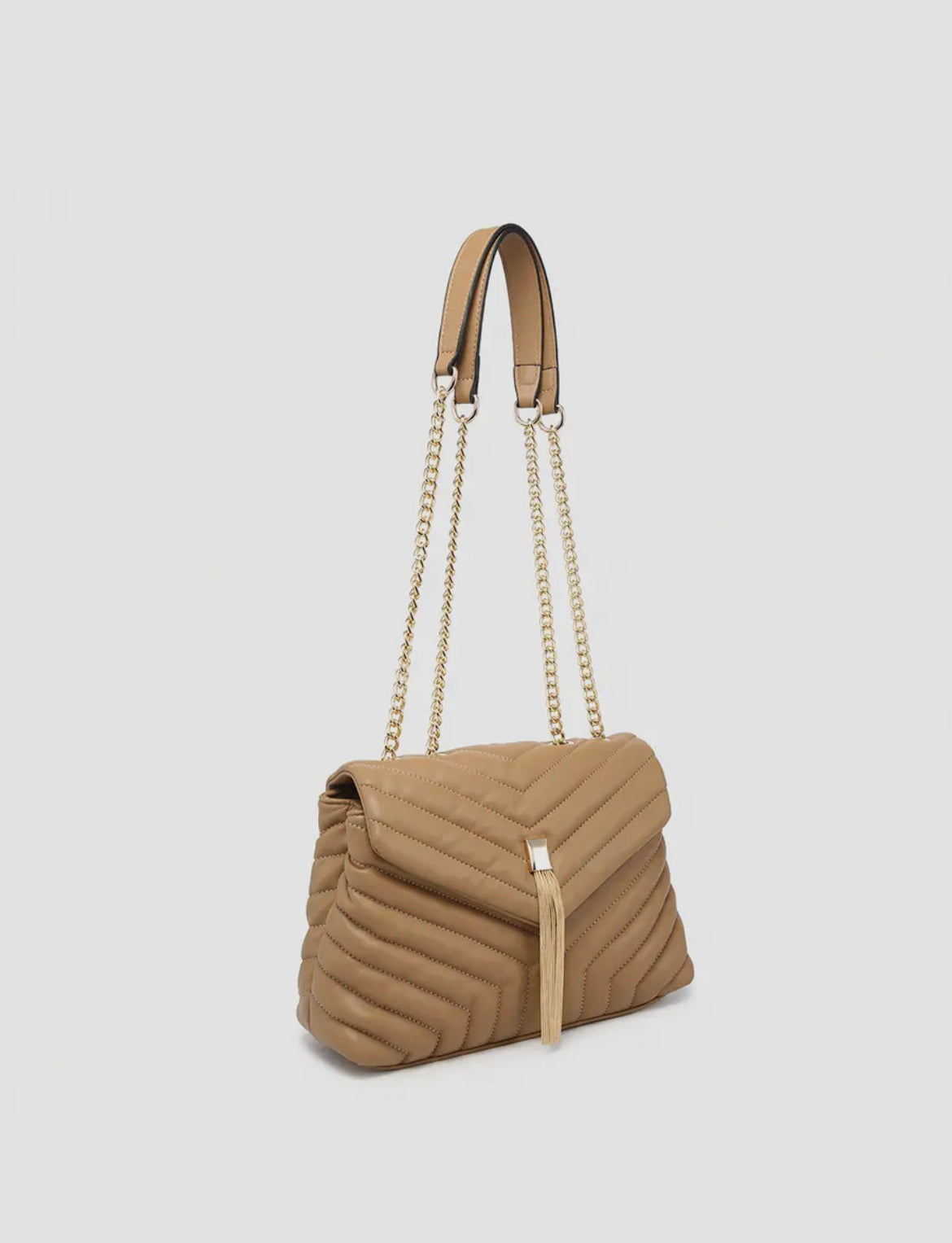 Thea Chevron Envelope Handbag