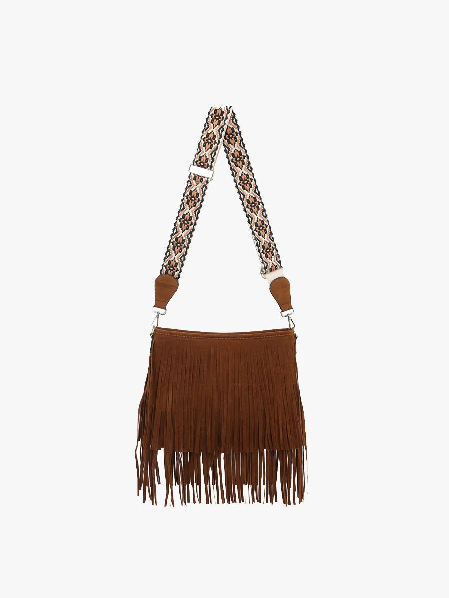 Sadie Vegan Fringe Crossbody Bag M2045