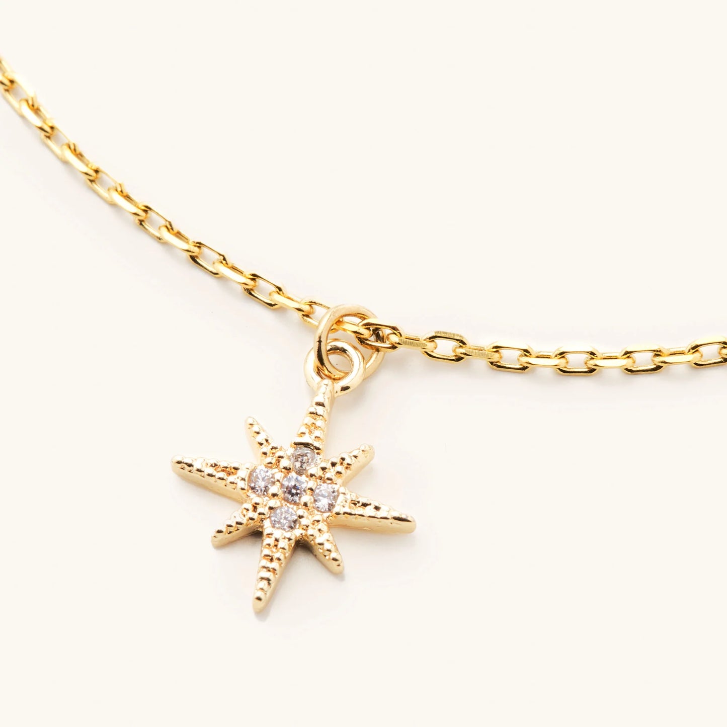 Gold Mini Starburst Necklace