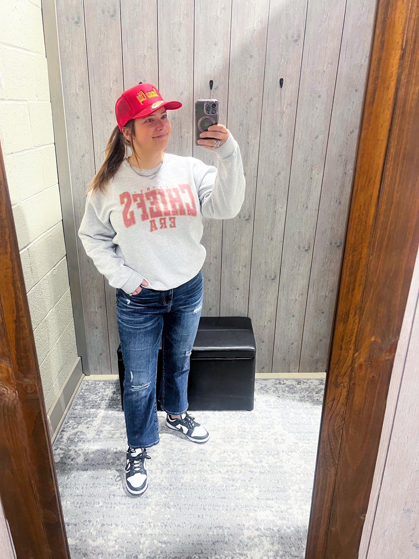 Red Kansas City Trucker Hat