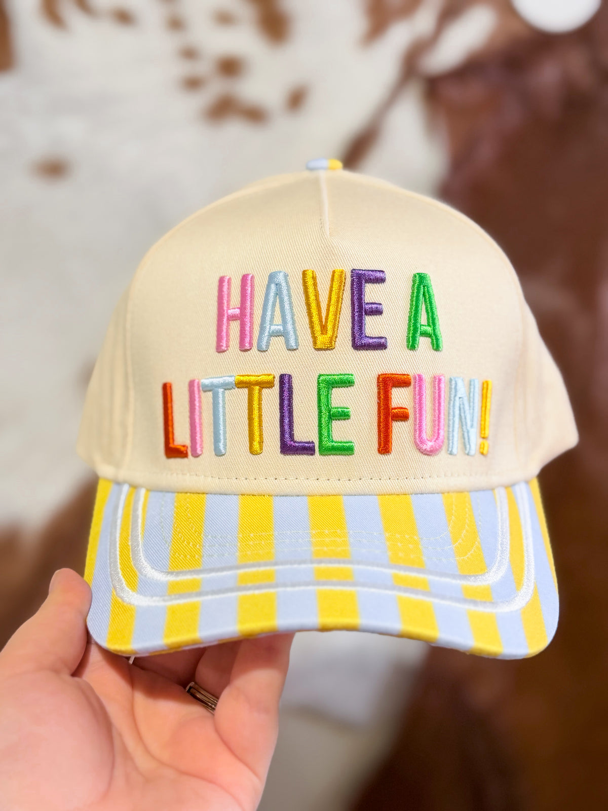 Have A Little Fun Embroidered Trucker Hat
