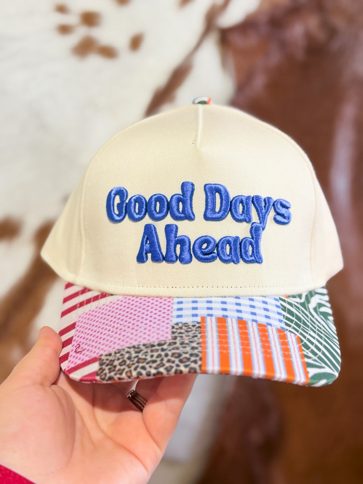Good Days Ahead Embroidered Trucker Hat