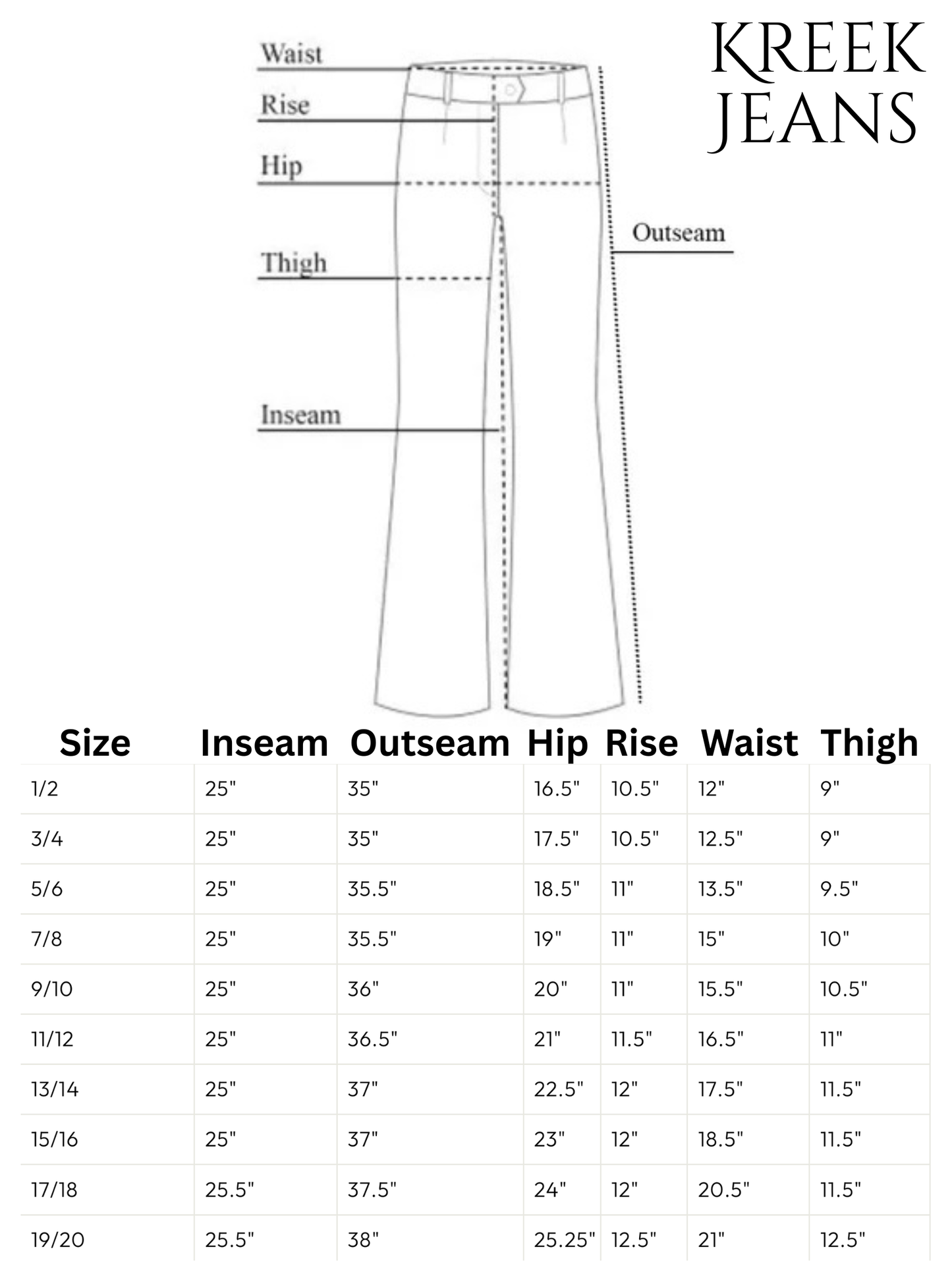 Round the Track Kreek Jeans