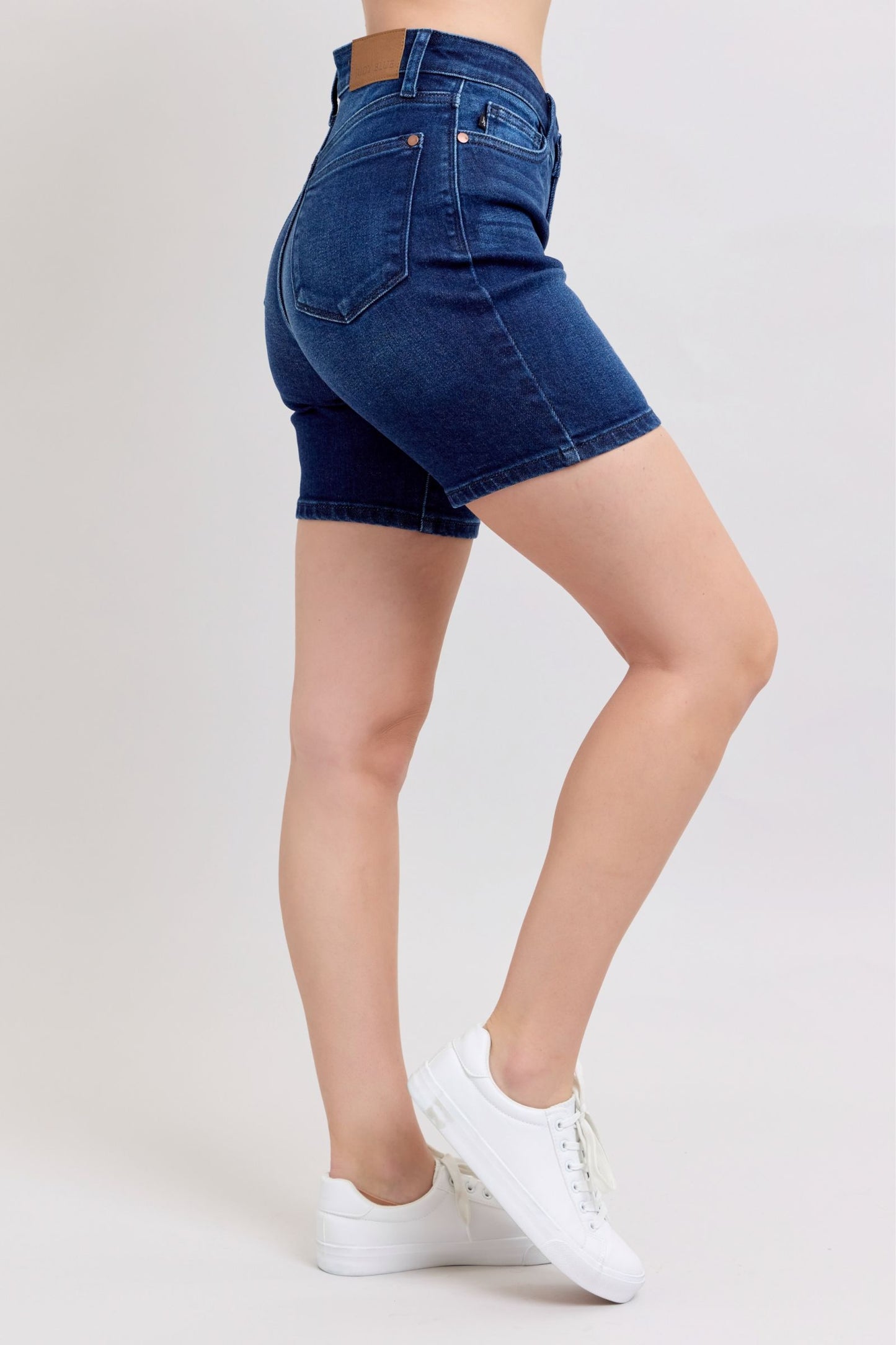 Judy Blue Melissa High Rise V-Front Bermuda Shorts (JB 15293)